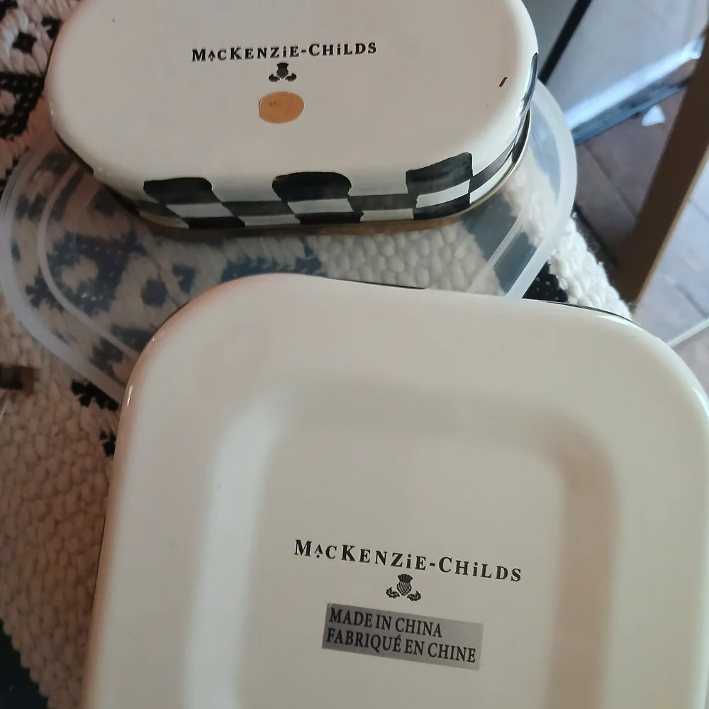 MacKenzie-Childs Courtly Check Bundle - Picture 3 of 9